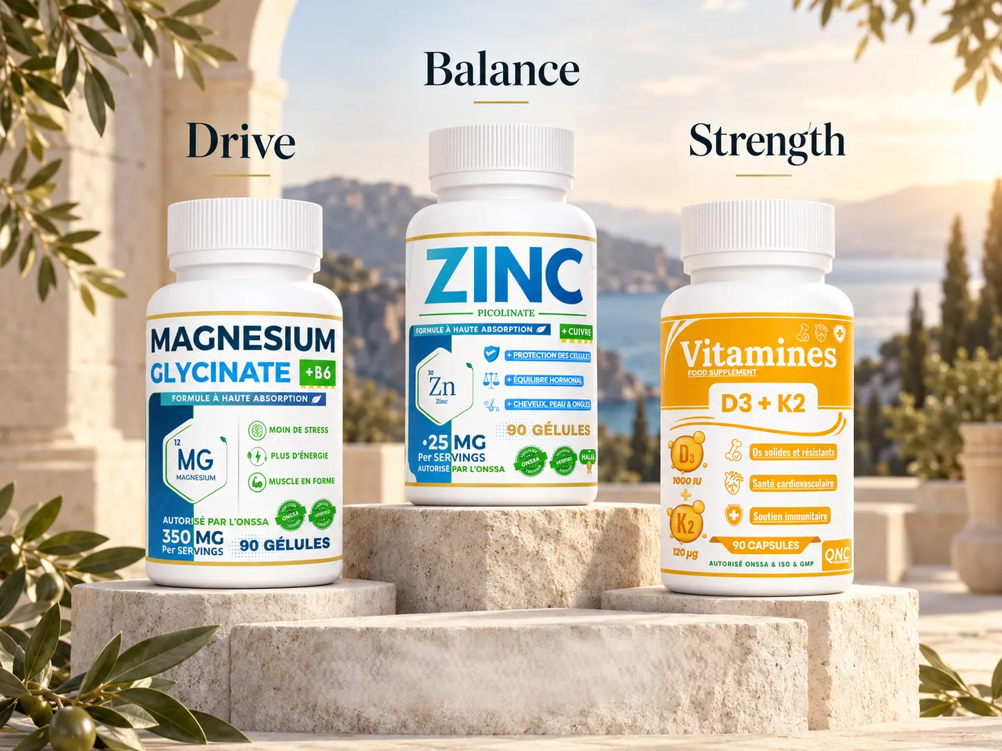 Pack Testo Boost QNC — conçu pour l'homme actif