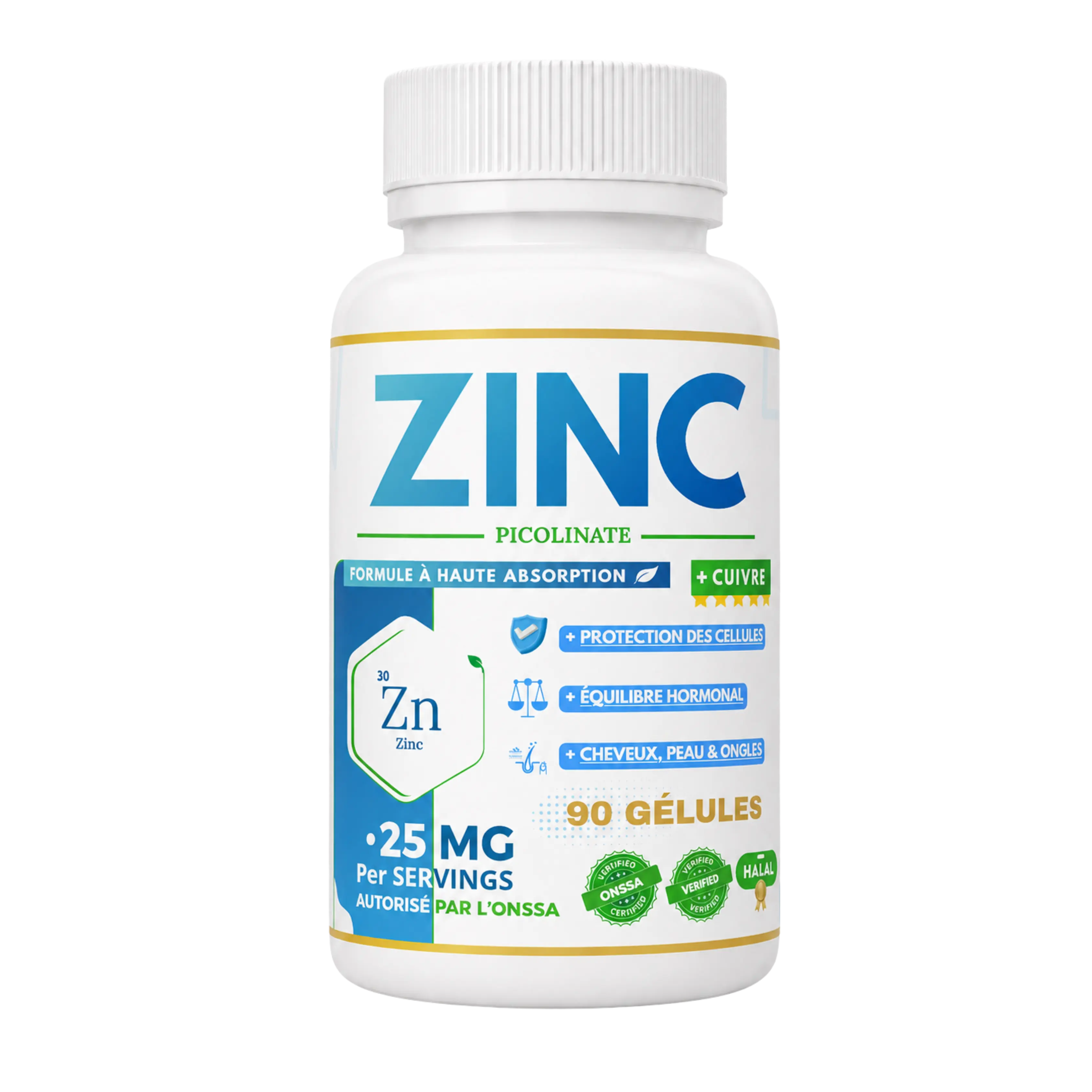 Zinc Picolinate + Cuivre QNC